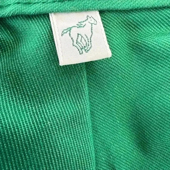 Vintage Wrangler Rare Snap Down Front Green Skirt  Made In USA - Picture 8 of 12